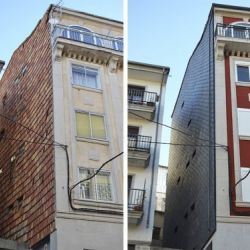 Rehabilitación de fachada en la calle Colón. Béjar. Salamanca
